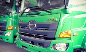 kti green trucks close up